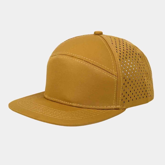 Mens Womens Baseball Cap Sun Protection Snapback Hats Unisex Couples Casual Solid Color Breathable Hollow-Out Hiking Trucker Hat