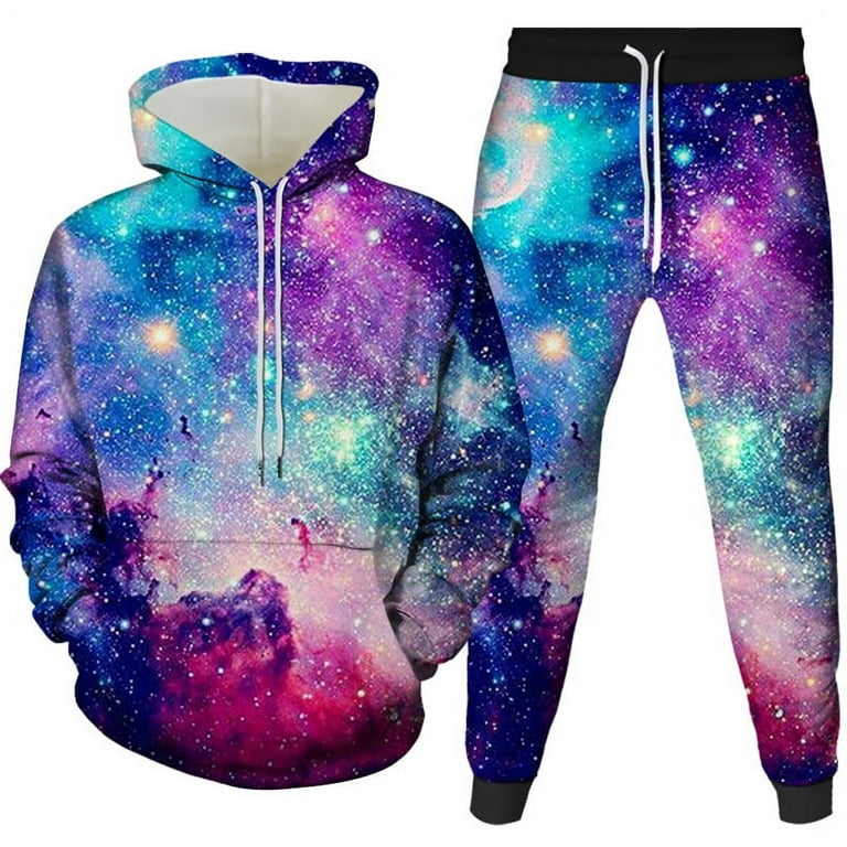 Galaxy print sweatshirt cheap