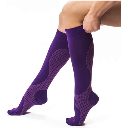 Mens and Womens Compression Socks - XL, Swollen Feet Relief with Thigh High Compression Stockings from Treat My Feet - Post Surgery Support Socks Graduated to Reduce Swelling & Improve Circulation