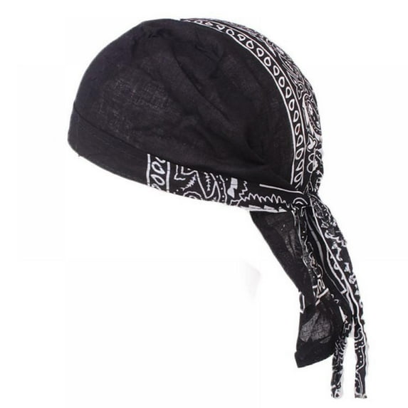 Mens Womens Cotton Biker Skull Cap Motorcycle Bandana Head Wrap Du Doo Do Rag