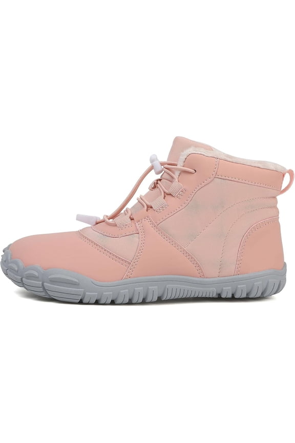 Mens Womens Barefoot Minimalist Shoes Winter Boots Zero Drop Sole Wide Toe Box Waterproof Hiking Boots