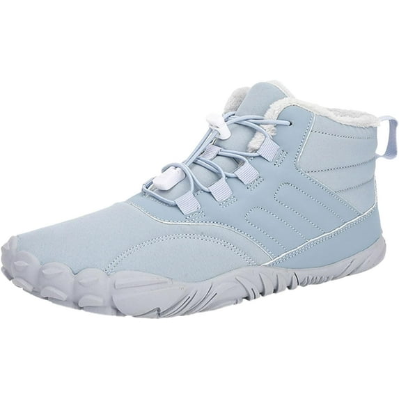 Mens Womens Barefoot Minimalist Shoes Winter Boots Zero Drop Sole Wide Toe Box Waterproof Hiking Boots