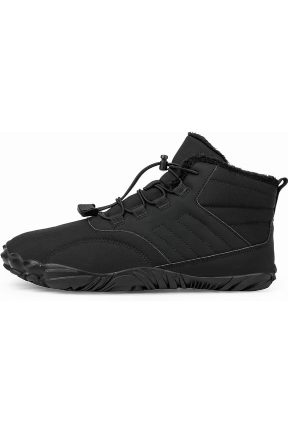 Mens Womens  Barefoot Minimalist Shoes Winter Boots Zero Drop Sole Wide Toe Box Waterproof Hiking Boots