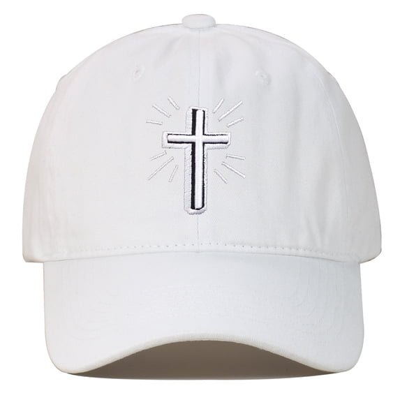 Mens Womens Jesus Cross Embroidery Baseball Cap Hop Letter Sun Hat for Basketball Outdoor Sports Adjustable Dad Cap