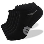 SINPILING Mens Womens No Show Socks Cotton 6 Pack Unisex Casual Multipack Moisture-Wicking Non-Slip Breathable Athletic Workout Low Cut Sock