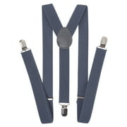 Mens / Womens One Size Suspenders Adjustable, Grey
