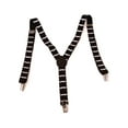thumbnail image 1 of Mens / Womens One Size Suspenders Adjustable- White Mustache, 1 of 4