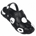 thumbnail image 1 of Mens Womens Soccer Sports Clogs Slip On Football Ball Garden Shoes Lightweight Breathable Non-Slip Summer Beach Sandals, 1 of 6