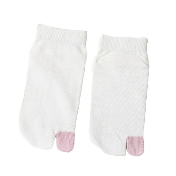 Mens Womens Socks 2Pcs Split Toe Socks Compression Socks Men Non Slip Pilates Socks for Sandals And Sports Shoes