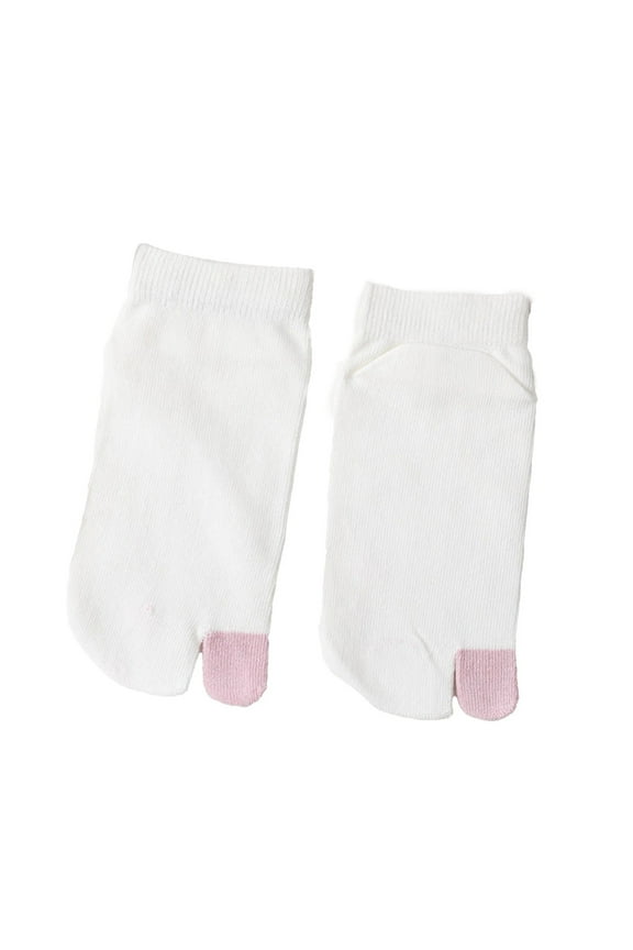 Mens Womens Socks 2Pcs Split Toe Socks Compression Socks Men Non Slip Pilates Socks for Sandals And Sports Shoes