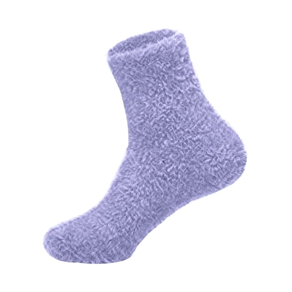 Socks For Women Men Fuzzy with Grips Plush Cozy Sleep Winter Soft Fluffy Socks