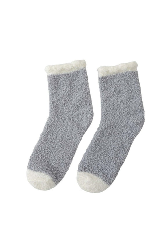 Mens Womens Socks Fuzzy Socks With Grips Plush Fuzzy Socks Sleep Cozy Socks Sleep Socks Winter Soft Fluffy Sock Fuzzy Socks