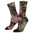 thumbnail image 1 of Mens Womens Socks Women Cotton Hiking Socks Compression Socks Men Solid Color Pilates Socks for Outdoor Activities, 1 of 4