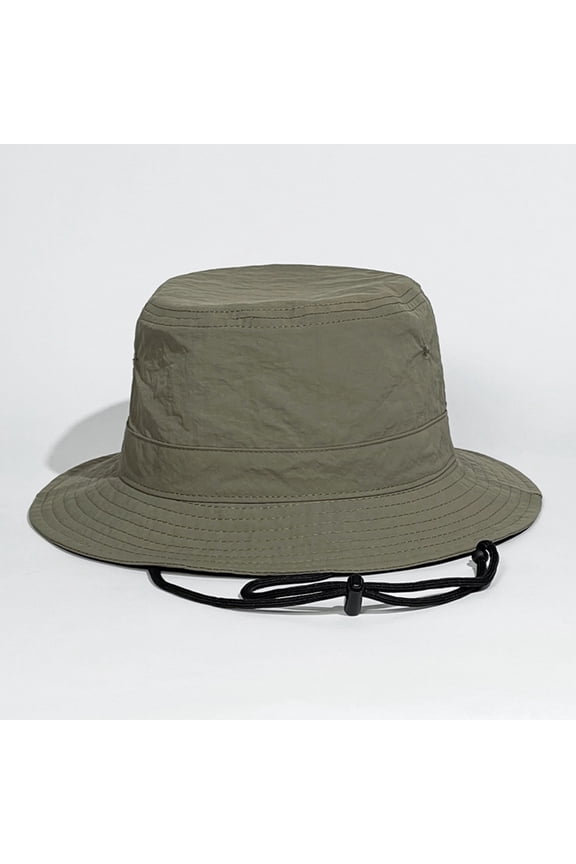 Mens And Womens Summer Leisure Outdoor Mountaineering Jungle Sun Big Brim Fishermans Hat Sun Hat Hat Bucket Hat Black Ladies Bucket Hat Summer Men's Wax Hat Corduroy Hat Sailor Hat Bucket Hat Men 56