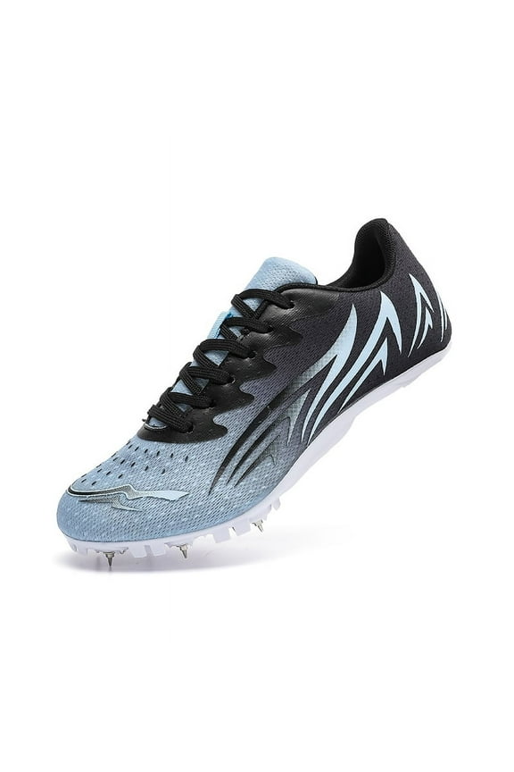 Mens Womens Track and Field Shoes Sprint Sport Sneakers Mesh Breathable Professional Running Nail Spikes Shoes