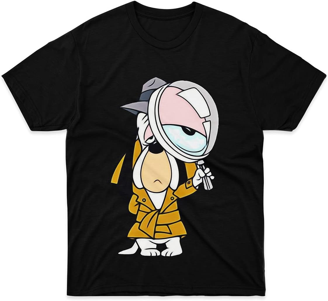 Mens Womens Tshirt Droopy Dog Classic Cartoon Detective Shirts for Men ...