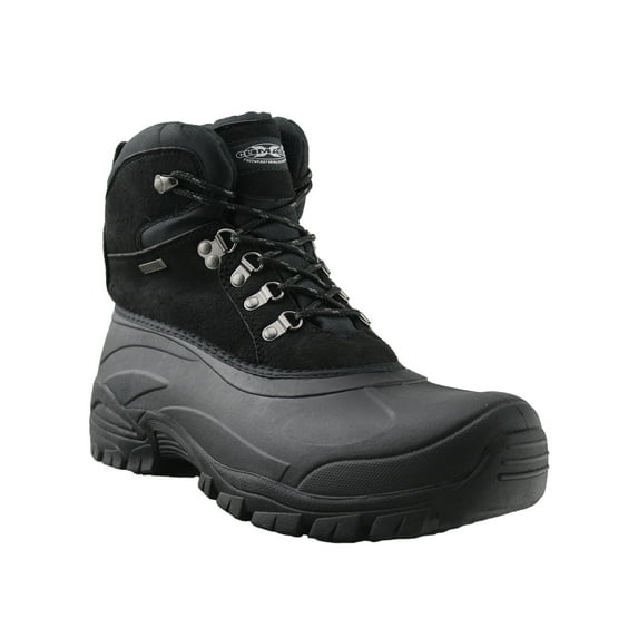 Mens Womens Winter Waterproof Snow Duck Boots Non-Slip Insulated Leather Ankle Shoes