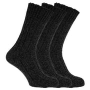 Mens Wool Blend Boot Socks (Pack Of 3)