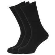 Mens Wool Blend Socks with Wool Padded Sole (Pack Of 3)