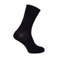 thumbnail image 1 of Mens Wool Diabetic Socks in Black | Dr.Socks | Extra Wide Ribbed Seamless Merino Wool Socks, 1 of 2