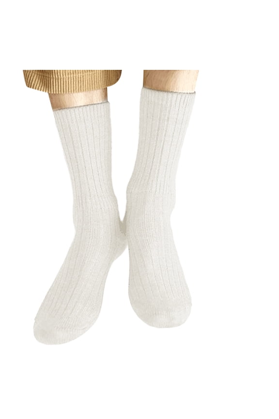 Mens Wool Socks Cotton Crews Socks Dress Socks Thermal Thick Hiking Socks Winter Warm Boot Socks for Cold Weather Gifts