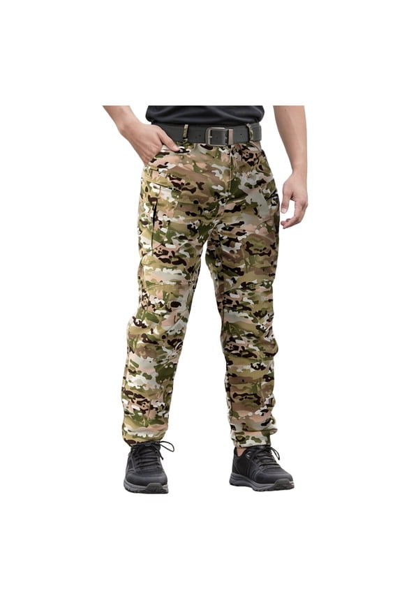 Mens Work Pants Cargo Work Pants For Men Men's Stretch Tactical Pants, Breathable Ripstop Cargo Pants, Outdoor Lightweight Work Hiking Pants