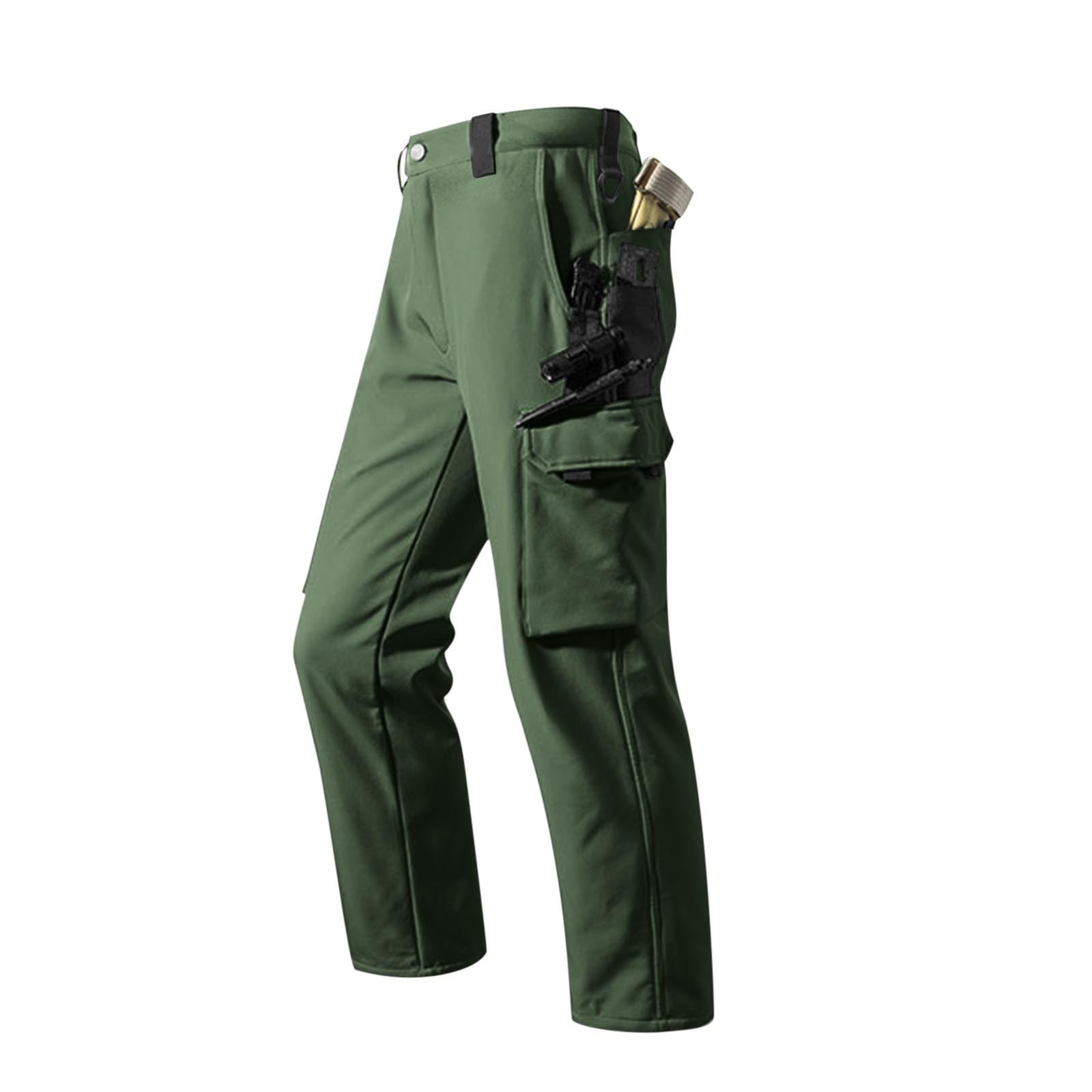 Mens Work Pants, Men's Ripstop Work Cargo Pants Water Resistant ...