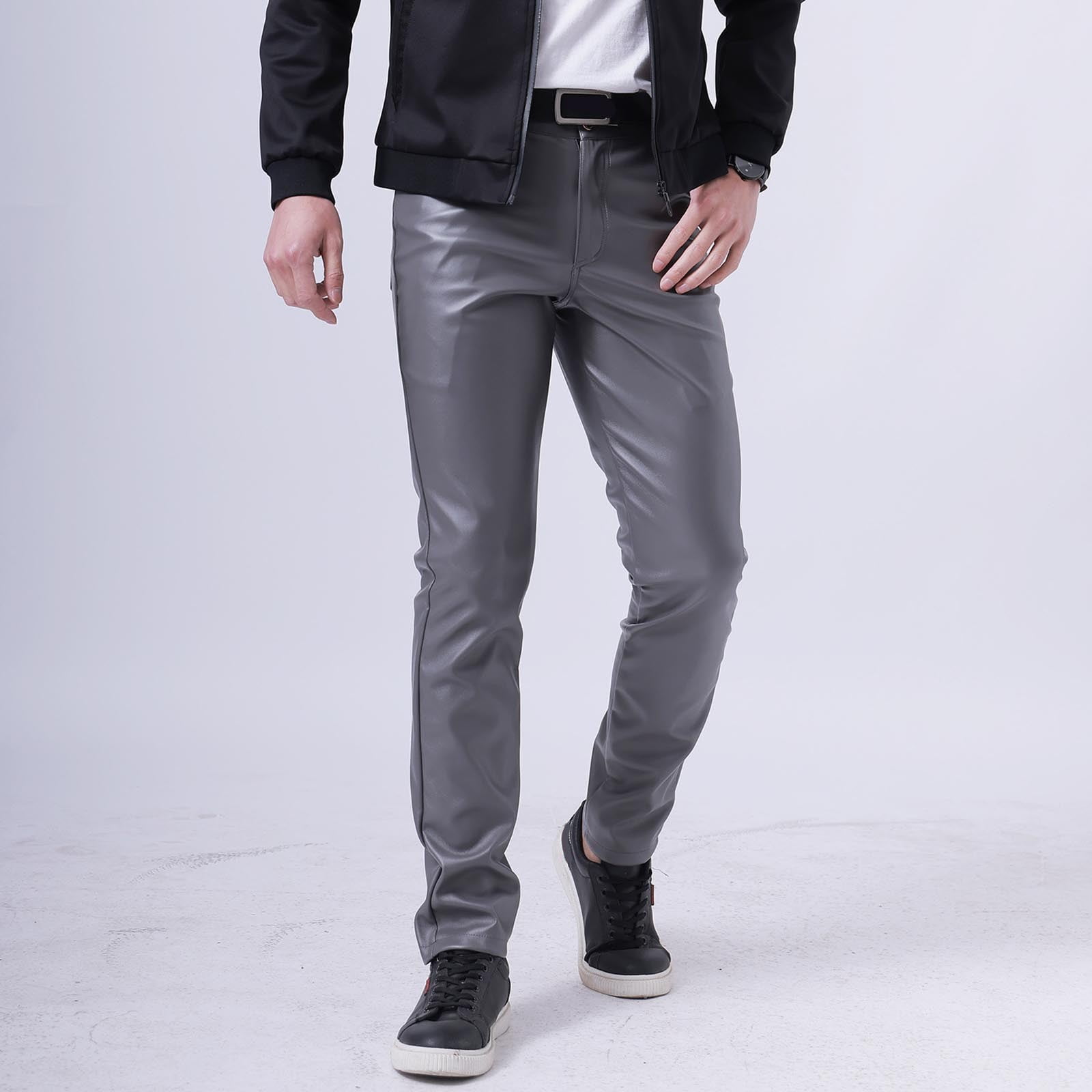Mens Work Pants Mens Slim Fitting Leather Pants Leggings Mens Work Pants Mens Slim Fitting Leather Pants Leggings