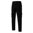 thumbnail image 1 of Mens Work Pants Relaxed Fit Cargo Sweatpants for Men Pants Pockets 2025 Elastic Waist Drawstring Sweat Pants Solid Athletic Joggers Trouser, 1 of 1