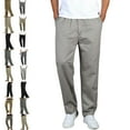 thumbnail image 1 of Mens Work Pants Solid Casual Pocket Outdoor Trousers Classic Trousers Work Pants Spring/Summer Pants for Men, 1 of 7