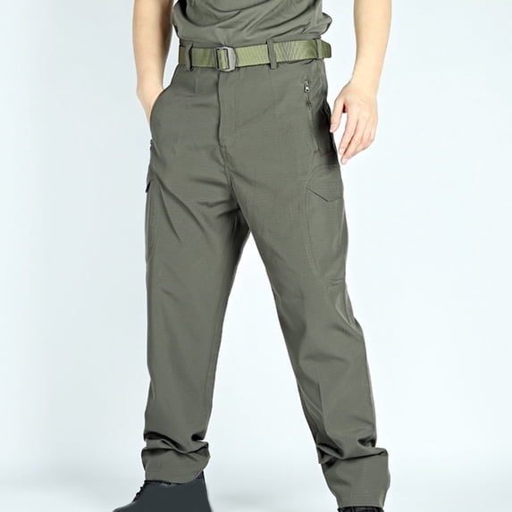 Mens Work Pants Stretch Flex Camo Tactical Waterproof Pants Lightweight Ripstop Cargo Pants with Pockets