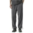 thumbnail image 1 of Mens Cargo Pants Spring/Summer Pants for Men Summer Pocket Drawstring Casual Pocket Pants, 1 of 6