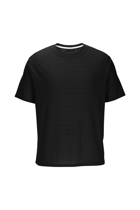 Mens Workout Shirts Dry Fit Gym Short Sleeve T-Shirt Moisture Wicking Active Athletic Performance Running Shirts