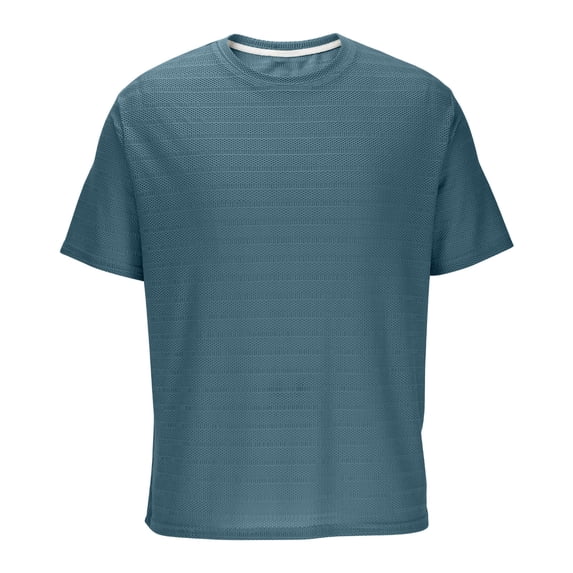 Mens Workout Shirts Dry Fit Gym Short Sleeve T-Shirt Moisture Wicking Active Athletic Performance Running Shirts