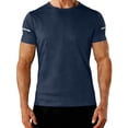 thumbnail image 1 of Mens Workout Shirts Dry Fit Sun Protection Athletic Short Sleeve Shirt UPF 50+ Gym Running Swim Rash Guard Top Running Shirt, 1 of 9