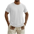 thumbnail image 1 of Mens Workout Shirts Quick Dry Sun Protection Athletic Short Sleeve Shirt UPF 50+ Gym Running Swim Rash Guard Tops, 1 of 8