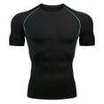 thumbnail image 1 of Mens Workout Shirts Short Sleeve Athletic Dry Fit Tshirts Shirts Running Gym Crewneck T-Shirts, 1 of 2