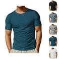 thumbnail image 1 of Mens Workout Shirts Summer Quick Drying Lightweight Breathable Cooling Gym T-Shirt Athletic Running Shirts for Men, 1 of 5