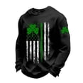 thumbnail image 1 of Mens Workout Shirts Texture Saint Patrick'S Day Short Sleeve Compression Shirt Men,Black,S, 1 of 3