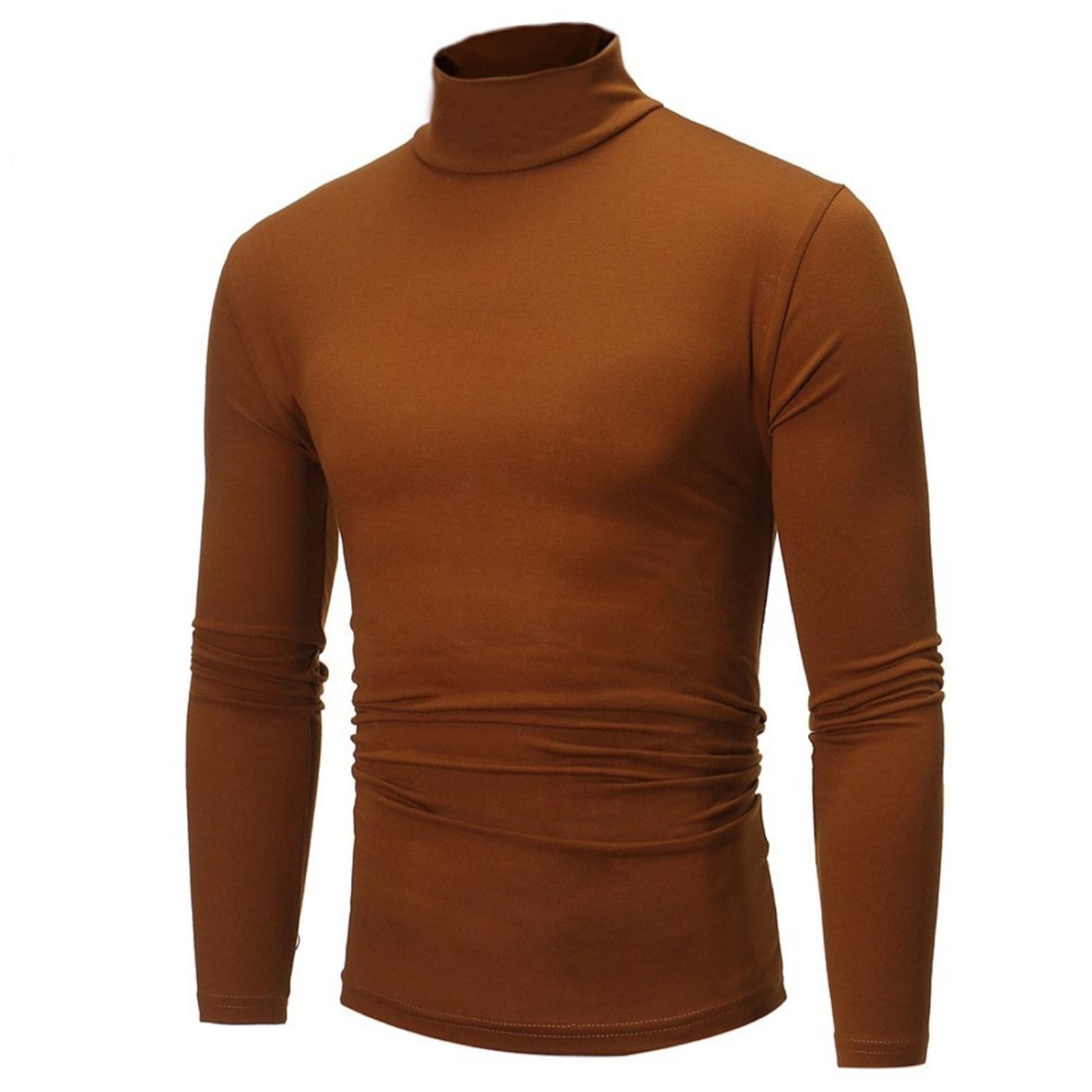 Compression Shirts For Men Winter Warm High Collar Fashion Thermal