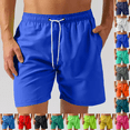 thumbnail image 1 of Mens Workout Shorts Drawstring Elastic Waist Quick Dry Mesh Pockets Training Running Athletic Gym Shorts Size M-2XL, 1 of 6