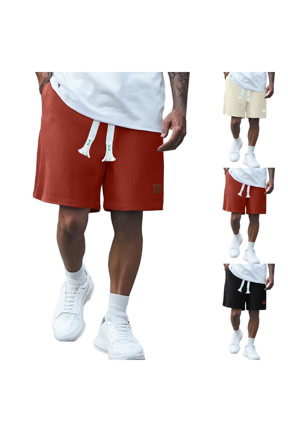 Mens Workout Shorts - Men's Hiking Cargo Shorts Outdoor Casual Work Flat Front Shorts Summer Beach Shorts with Pockets Compression Shorts Men