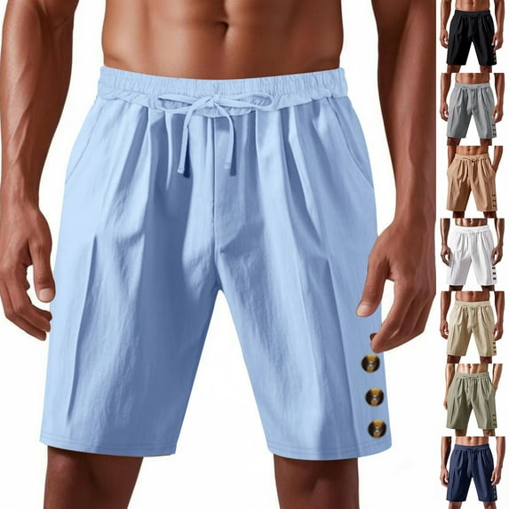 Mens Workout Shorts Workout Athletic Shorts with Pockets Gym Shorts Quick Dry Activewear Summer Beach Shorts with Pockets Activewear Workout Shorts for Men