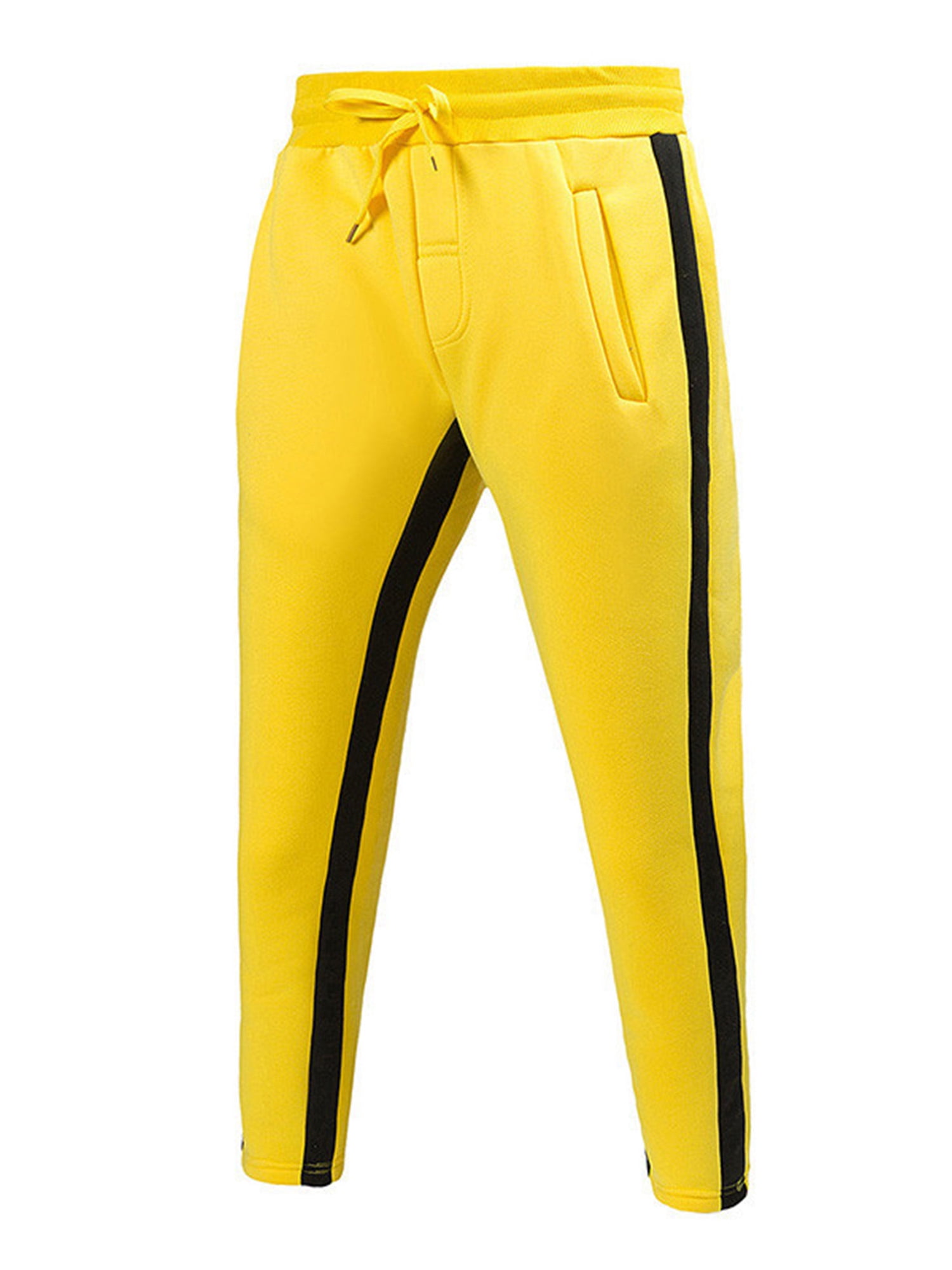 Men's sweatpants with stripe on side on sale