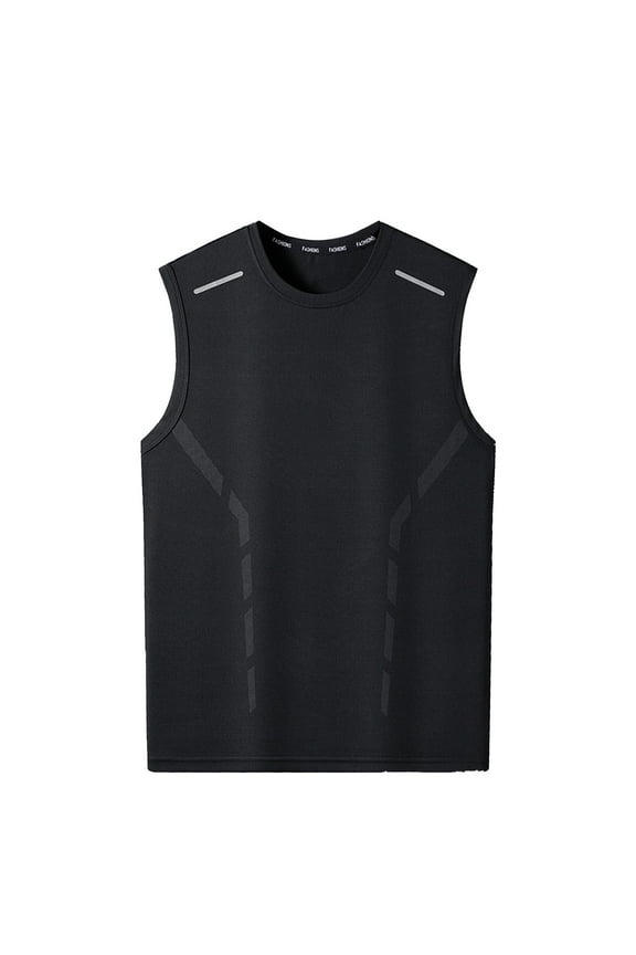 Mens Workout Tank Tops Big and Tall M-5X Plus Size Crewneck Sleeveless T Shirts Casual Solid Comfort Basic Pullover Athletic Undershirts