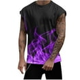 thumbnail image 1 of Mens Workout Tank Tops Loose Fit,Men's Sleeveless Workout Tank Tops, Stylish 3D Print Vest Shirts Summer Casual Tees Muscle Tanks for Men Gym Shirt, 1 of 5