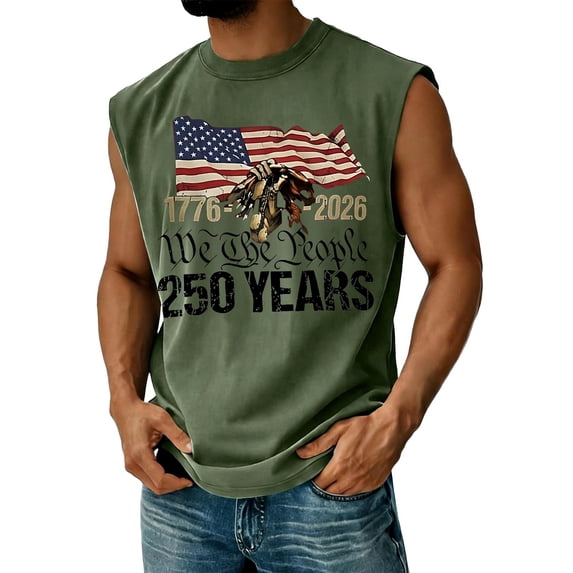 Mens Workout Tank Tops Sleeveless Tee Shirts Men Muscle Shirt Gym Acid Wash Vintage T Shirts Loose Fit Tee