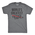 thumbnail image 1 of Mens Worlds Greatest Father Farter T Shirt Funny Gift for Dad Sarcastic Humor Graphic Tees, 1 of 6