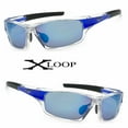 thumbnail image 1 of Mens Wrap Around Sunglasses Fashion Designer Rectangular Shades Sport Golf, 1 of 5