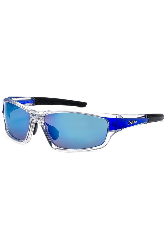Mens Wrap Around Sunglasses Fashion Designer Rectangular Shades Sport Golf